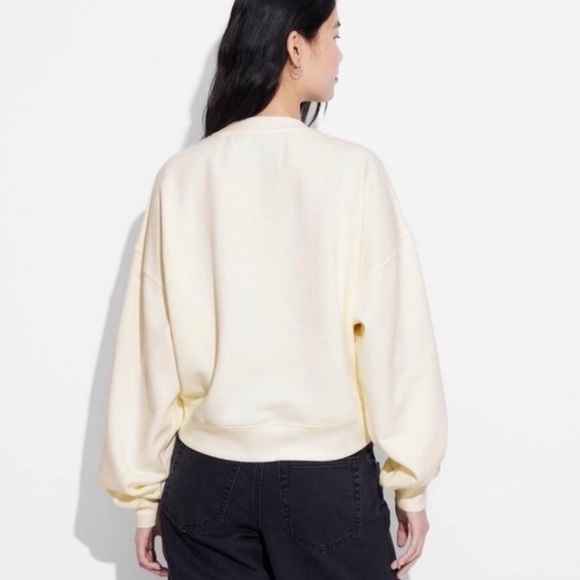 Peanuts Softest Off-White Snoopy Woodstock Heart Sweatshirt NWOT Oversized M - Picture 5 of 16